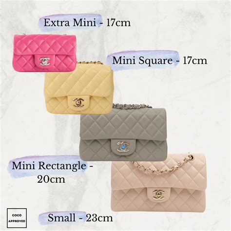 chanel medium flap bag size|Chanel bag size chart.